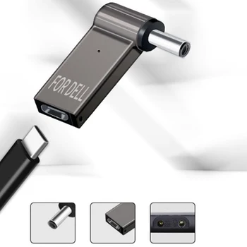 100W משטרת לזייף תקע USB Type C הנשי האוניברסלי זכר ג ' ק ממיר מטען נייד Power Adapter For Lenovo/הנייד של HP