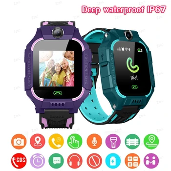 2023 הילדים של שעון חכם הילדים הטלפון לצפות Smartwatch עבור בנים בנות עם כרטיס ה-Sim תמונה עמיד למים IP67 מתנה עבור IOS אנדרואיד