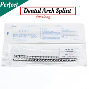 4pcs/חבילה שיניים מדרסים קבועה שיניים קשת סד ליישור חד פעמי דרך הפה שיניים מסודר שיניים מתכלים