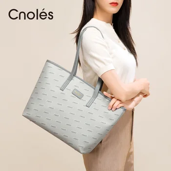 Cnoles נקבה תיק כתף שקיות אופנה Crossbody תיק לנשים קיבולת גדולה מעצב בנות נשית שקית