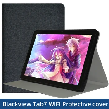 Folio הספר לחפות Blackview Tab 7 Wifi מקרה 10.1 אינץ Tablet קיפול לעמוד פנדה על Blackview Tab7 WiFi רך TPU המעטפת האחורית