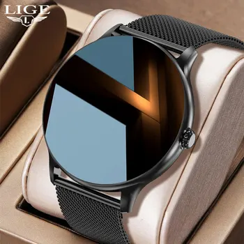 LIGE 2022 AI Assisstaant Smartwatch Bluetooth שיחות שעונים נשים גברים כושר הצמיד מותאם אישית, פני שעון שעון שעון חכם גברים