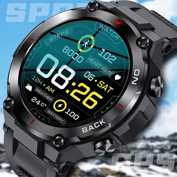 LIGE GPS חיצוני שעון חכם עבור אנשים IP68, עמיד למים Smartwatch הבריאות לפקח ספורט שעונים אנדרואיד IOS חיי סוללה ארוכים