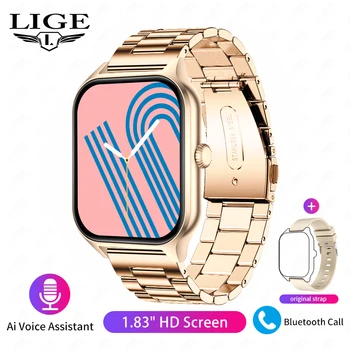 LIGE רלו Inteligente גבר Smartwatch 2023 חכם שעונים לגברים השעון עבור נשים פעילות כושר Tracker עבור אנדרואיד אייפון