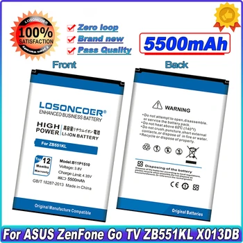 LOSONCOER 5500mAh B11P1510 / C11P1510 סוללה עבור ASUS ZenFone ללכת טלוויזיה ZB551KL X013DB ליתיום-יון פולימר סוללה