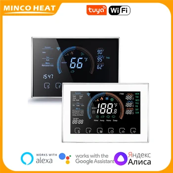 Minco חום חדש Tuya WiFi בבית משאבת חום תרמוסטט 24V WIFI HVAC מערכת קירור הדוד חימום/מיזוג אנרגיה/קומה קורן חימום
