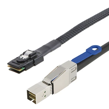 MINI HD MINI 36PIN כבל מתאם SFF-8644 כדי SFF-8087 שרת דיסק קשיח, כבל 12Gbps 3.33 TF/1M