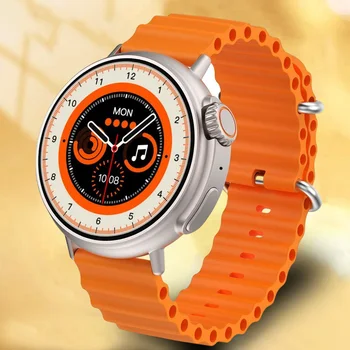 NFC Smartwatch שעון חכם Ultra עם מסך גדול, גברים, נשים, שעונים עמיד למים Bluetooth לקרוא שעון יד ספורט כושר חיצוני שעונים
