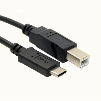USB C ל-USB B 2.0 כבל המדפסת קלוע מדפסת סורק Epson HP Canon אח MacBook Pro Samsung MIDI Controlle כבל