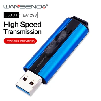 Wansenda כונני הבזק מסוג USB USB 3.0 במהירות גבוהה השתלמות USB 512GB הזיכרון 256GB עט כונן 128GB 64GB 32GB 16GB Pendrives מקל USB