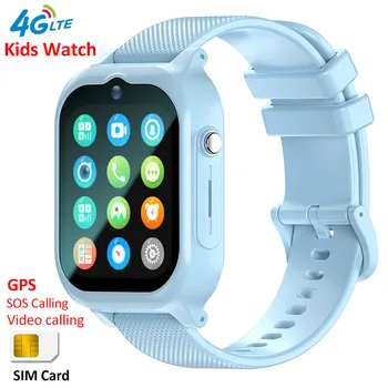 Z01 4G ילדים שעונים חכמים ה-SIM כרטיס קול שיחת וידאו GPS WIFI קילו Tracker מיקום מצלמה שעון עבור גברים, נשים, בנים, בנות Smartwatch