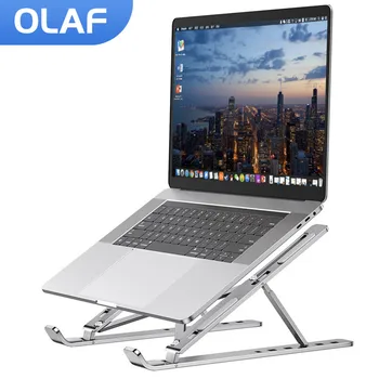 אולף נייד נייד לעמוד אלומיניום מתקפל המחברת תמיכה נייד Macbook בעל תושבת מתכווננת עבור iPad tablet stand
