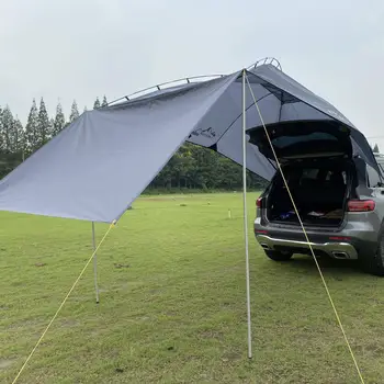 המטען אוהל 350X240cmSunshade אטים לגשם סיור ברביקיו חיצונית נהיגה עצמית סיור ברביקיו קמפינג המכונית הזנב סיומת האוהל
