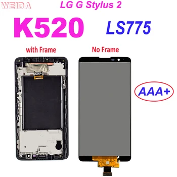 המקורי עבור LG G Stylus 2 LS775 K520 תצוגת LCD מסך מגע דיגיטלית להרכבה עם מסגרת Stylo G 2 LG K520 תצוגה