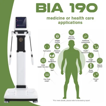 העור אבחון גוף מלא בריאות מנתח Gs6.5 Bia הרכב Multifrequency שומן המכונה מכשיר מדידת משקל