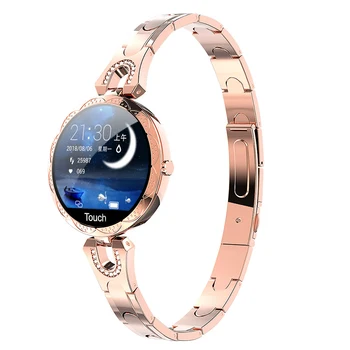 יוקרה שעון חכם אופנה נשים היד מתנות החודשי א. ק. ספורט לפקח מרחוק צילם תפקוד Smartwatch לנשים