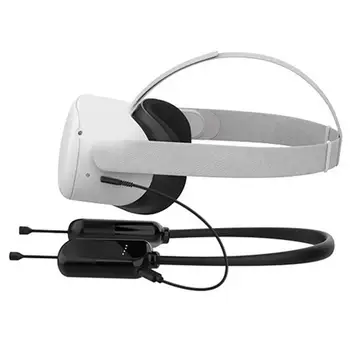מציאות מדומה אוזניות כוח הבנק 8000mAh על PICO4 הצוואר תלוי סוללה מטען עבור אוזניות מציאות מדומה אוזניות אביזרים