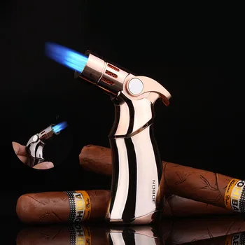 משולש האש לברביקיו לפיד טורבו Cigar Lighter אקדח ריסוס סילון בוטאן צינור מצית מטבח סיגריה 1300 C חזק Windproof מתכת