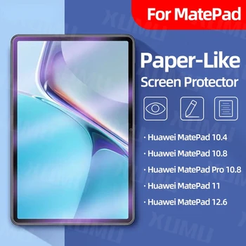 נייר מרגיש סרט מגן מסך HD Anti Glare עבור Huawei Matepad 11 Pro 10.8 12.6 חבר משטח 10.4 מט מחמד ציור כתיבה