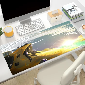 קליף השולחן מחצלת רוק משטח עכבר רפידות צללית מקלדת משחקים מחצלות Mousepad Xxl גיימר ארון מחשב ו-Office Playmat Kawaii