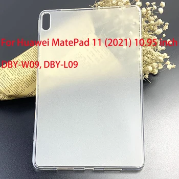 רך TPU התיק על Huawei Mediapad MatePad 11 2021 בשם-W09 בשם-L09 10.9 לוח אינץ כיסוי רך TPU Shockproof להגן על מעטפת