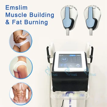 שריר סטימולטור EMS הרזיה מכונת HIEMT EMSlim אלקטרומגנטית חיטוב מכשיר אובדן משקל הגוף. קווי המתאר שריפת שומן כושר